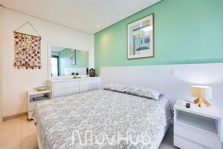 Apartamento de Frente Mar Reserva DNA - REF JS51H
