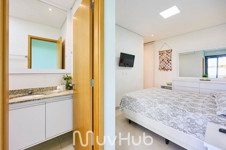 Apartamento de Frente Mar Reserva DNA - REF JS51H