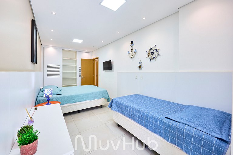 Apartamento de Frente Mar Reserva DNA - REF JS51H