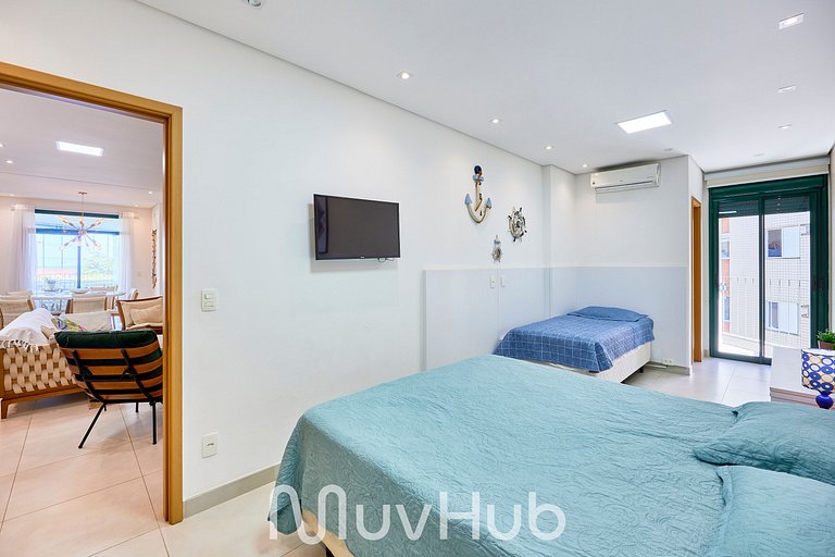 Apartamento de Frente Mar Reserva DNA - REF JS51H