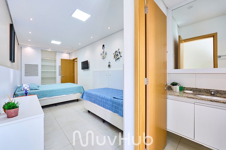 Apartamento de Frente Mar Reserva DNA - REF JS51H