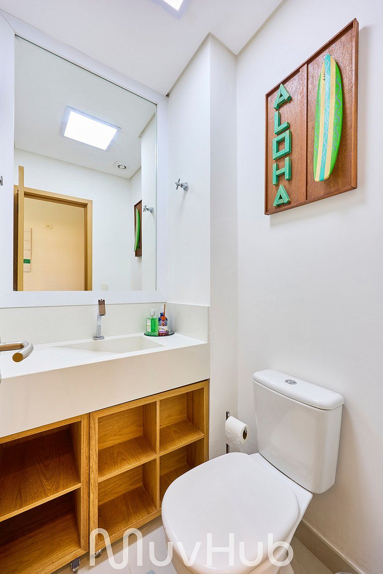 Apartamento de Frente Mar Reserva DNA - REF JS51H