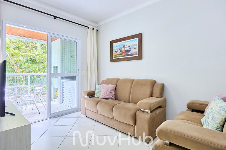 Ap com ar-condicionado em Ubatuba - REF JS52H