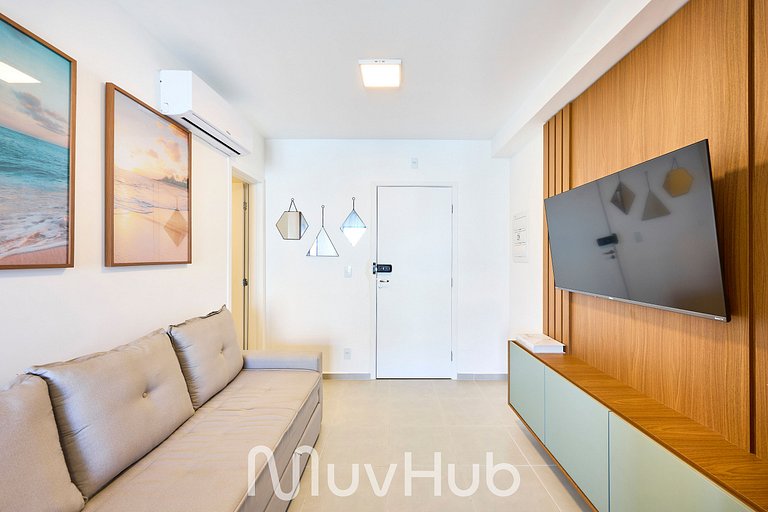 Toninhas 50m | Churrasqueira | Ar - Ref. GW02J