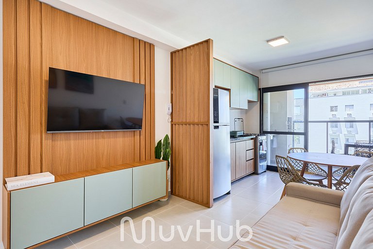 Toninhas 50m | Churrasqueira | Ar - Ref. GW02J