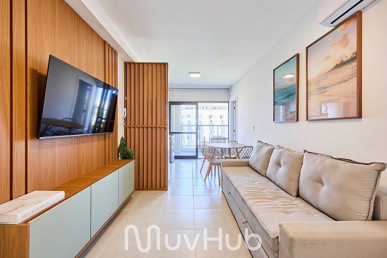 Toninhas 50m | Churrasqueira | Ar - Ref. GW02J