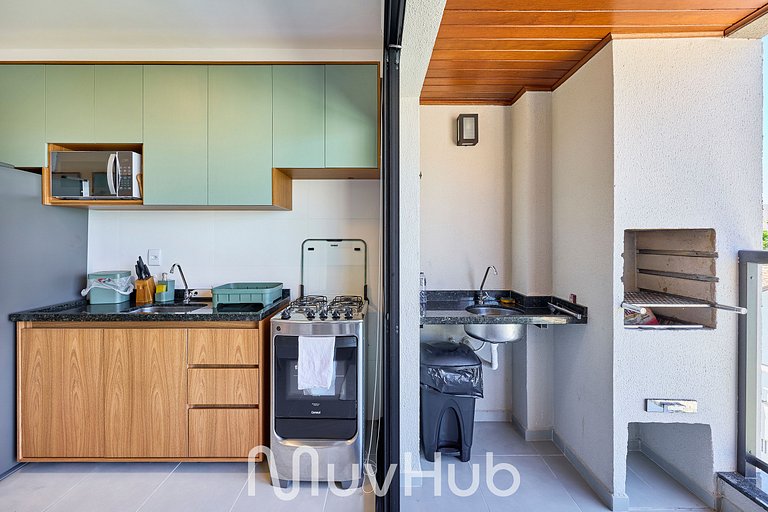 Toninhas 50m | Churrasqueira | Ar - Ref. GW02J