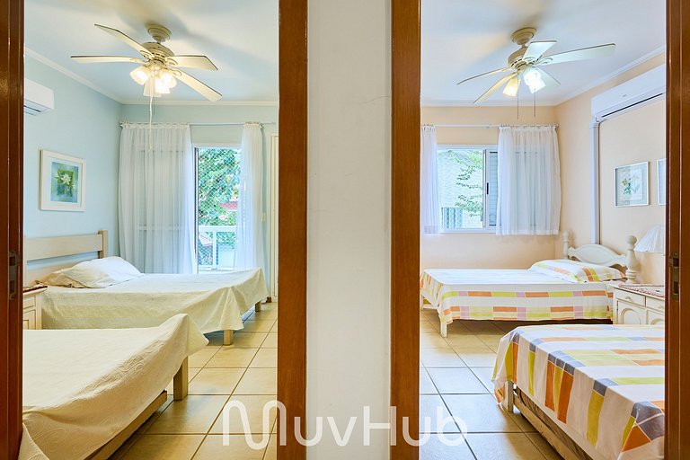 Apto Pé na Areia com Piscina e 3Q - REF HY02J