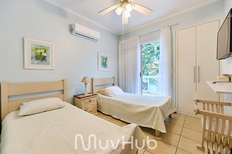 Apto Pé na Areia com Piscina e 3Q - REF HY02J