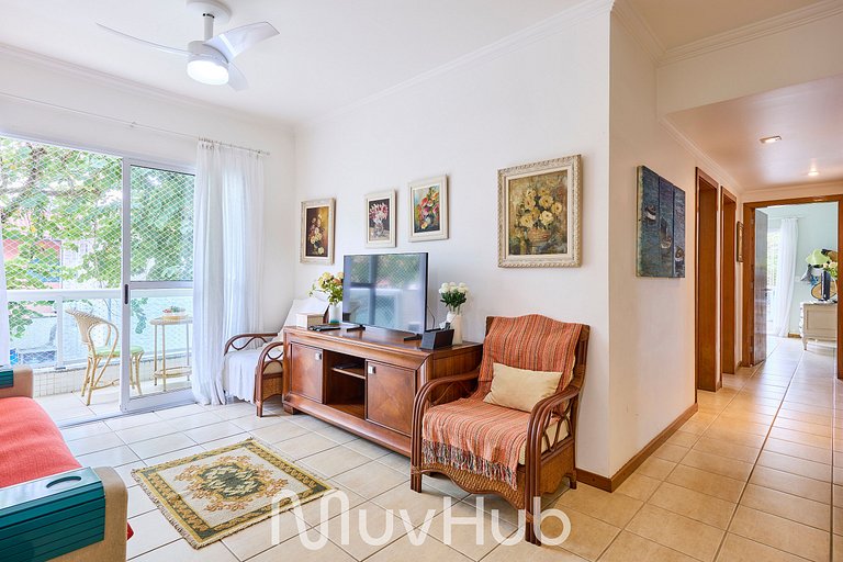 Apto Pé na Areia com Piscina e 3Q - REF HY02J