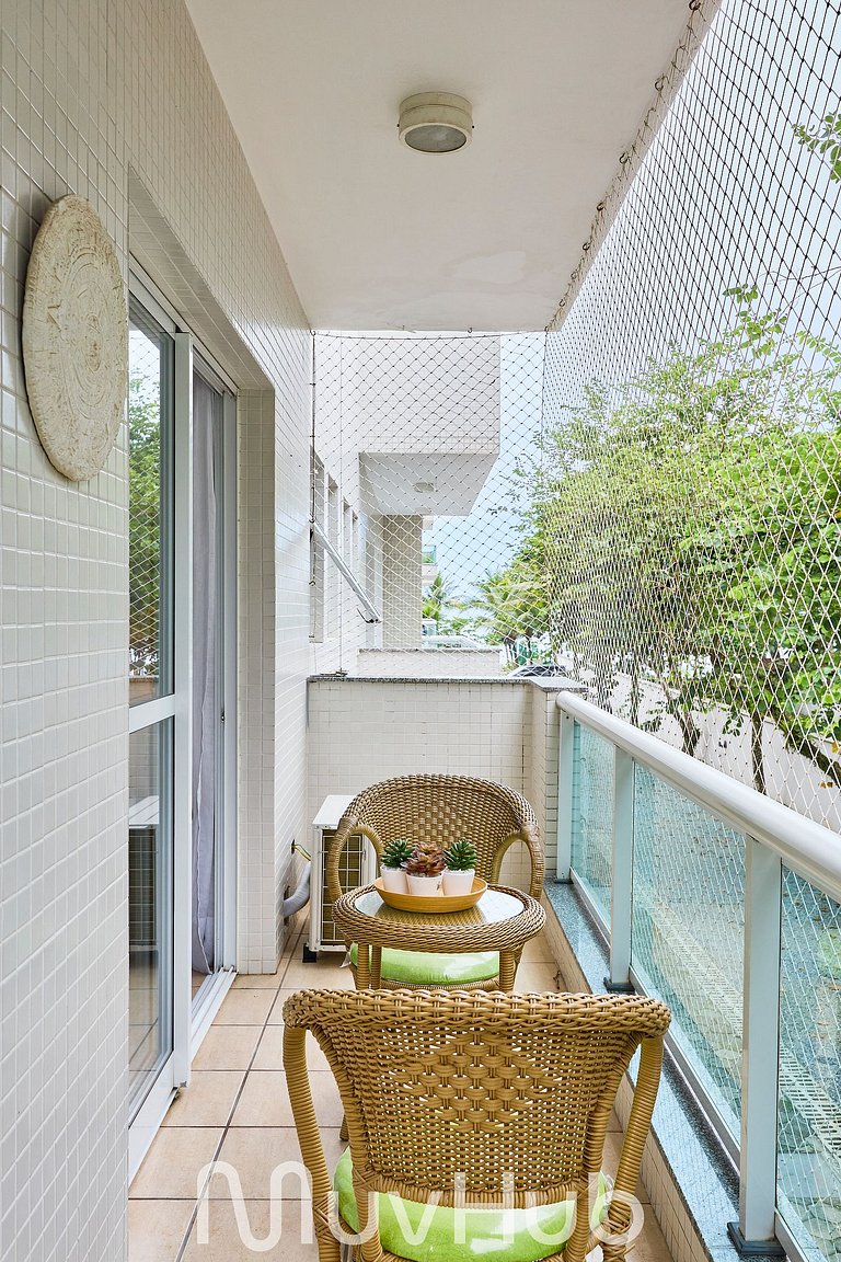 Apto Pé na Areia com Piscina e 3Q - REF HY02J