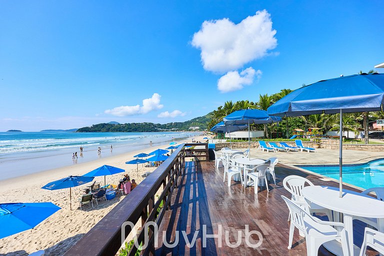 Apto Pé na Areia com Piscina e 3Q - REF HY02J