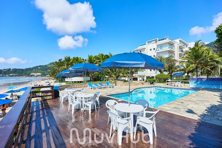 Apto Pé na Areia com Piscina e 3Q - REF HY02J