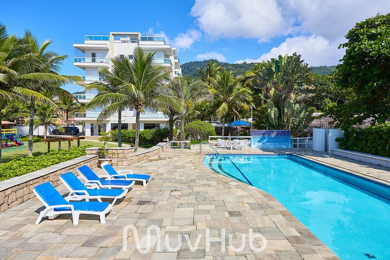 Apto Pé na Areia com Piscina e 3Q - REF HY02J