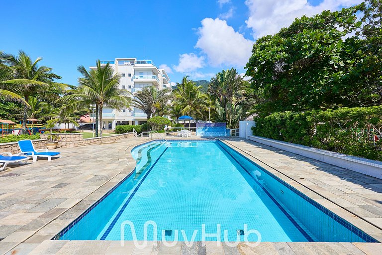 Apto Pé na Areia com Piscina e 3Q - REF HY02J