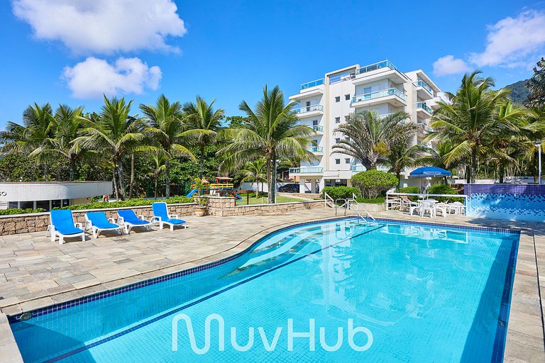 Apto Pé na Areia com Piscina e 3Q - REF HY02J