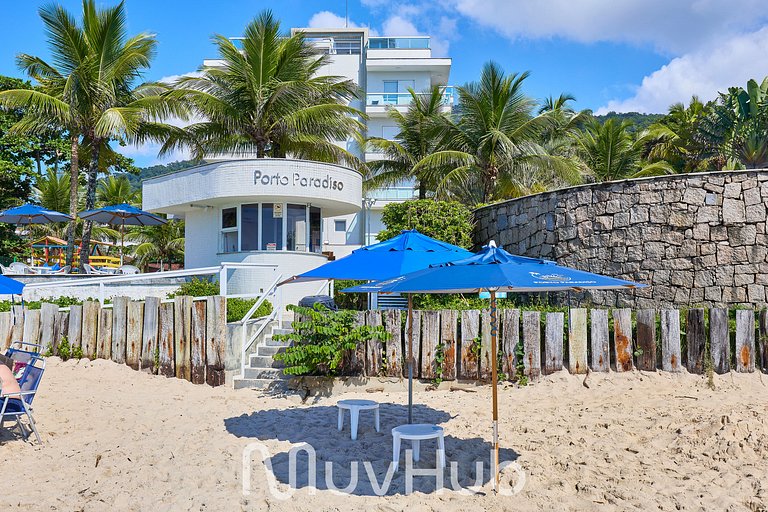 Apto Pé na Areia com Piscina e 3Q - REF HY02J