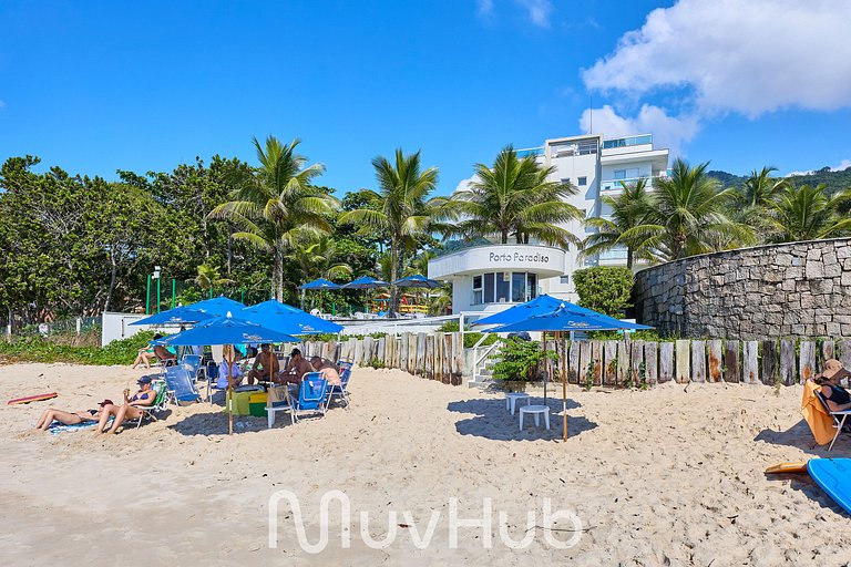 Apto Pé na Areia com Piscina e 3Q - REF HY02J