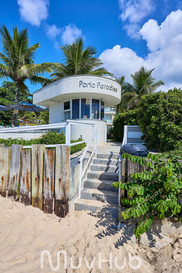 Apto Pé na Areia com Piscina e 3Q - REF HY02J