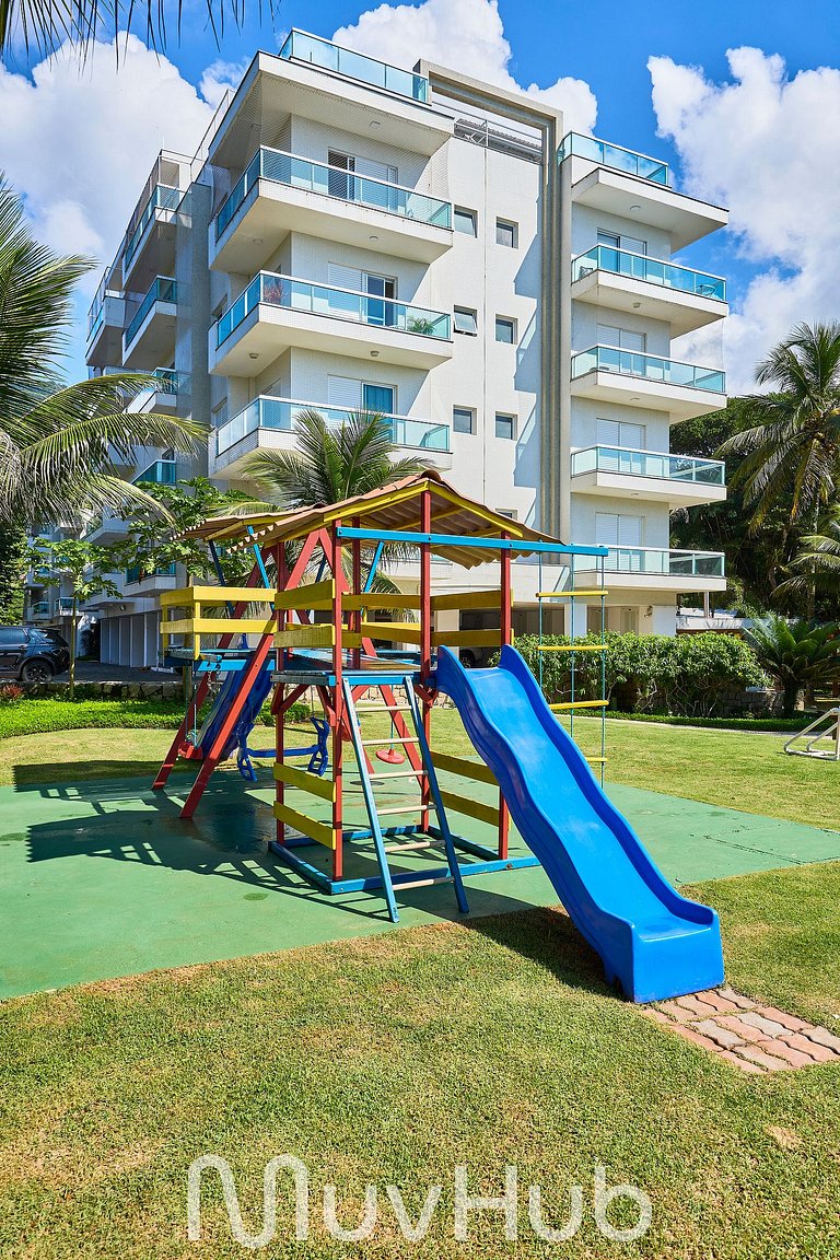 Apto Pé na Areia com Piscina e 3Q - REF HY02J