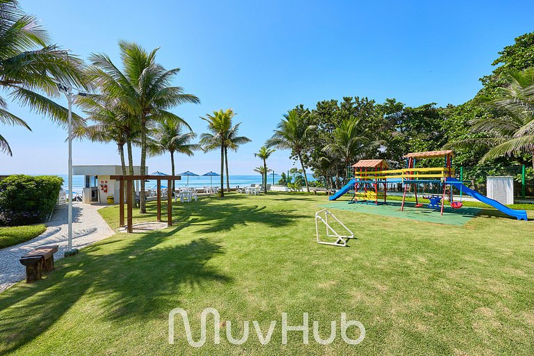 Apto Pé na Areia com Piscina e 3Q - REF HY02J