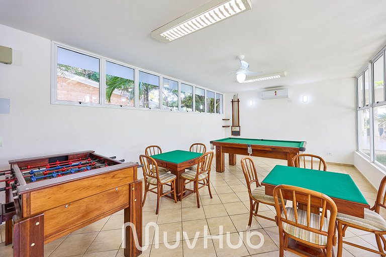 Apto Pé na Areia com Piscina e 3Q - REF HY02J