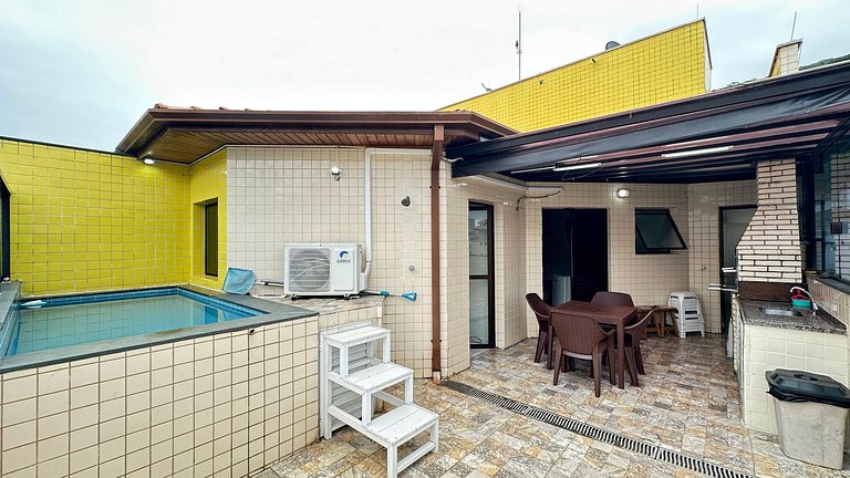 Cobertura com Piscina na Praia Grande - REF JS54H