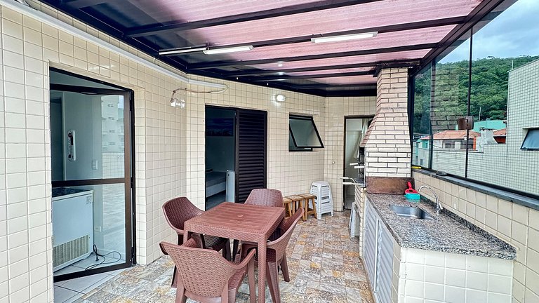 Cobertura com Piscina na Praia Grande - REF JS54H